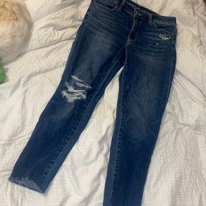 American eagle high rise jegging crop